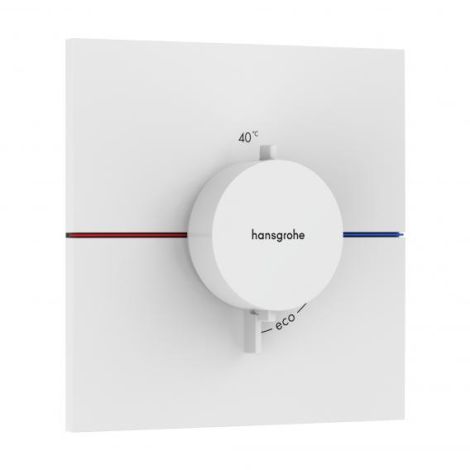  - HANSGROHE ShowerSelect Comfort E Bateria termostatyczna, podtynkowa biały mat 15574700 - 15574700 - Łazienki Szydłowski