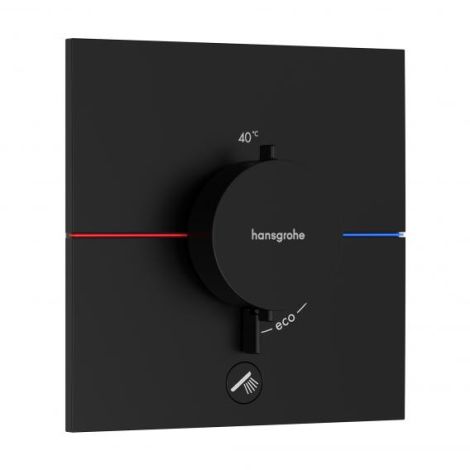  - HANSGROHE ShowerSelect Comfort E Bateria termostatyczna, podtynkowa do 1 odbiornika z dodatkowym wyjściem czarny mat 15575670 - 15575670 - Łazienki Szydłowski