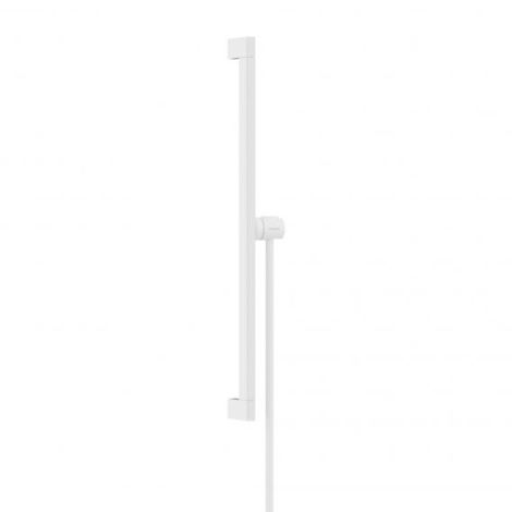  - HANSGROHE Unica Drążek prysznicowy E Puro 65 cm z suwakiem EasySlide i wężem prysznicowym Isiflex 160cm biały mat 24404700 - 24404700 - Łazienki Szydłowski