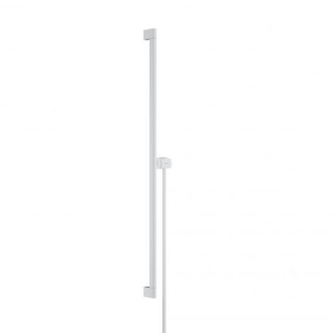  - HANSGROHE Unica Drążek prysznicowy S Puro 90 cm z suwakiem EasySlide i wężem prysznicowym Isiflex 160cm biały mat 24405700 - 24405700 - Łazienki Szydłowski