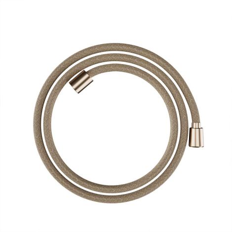 - HANSGROHE Designflex Tekstylny wąż prysznicowy 160 cm brąz szczotkowany 28260140 - 28260140 - Łazienki Szydłowski