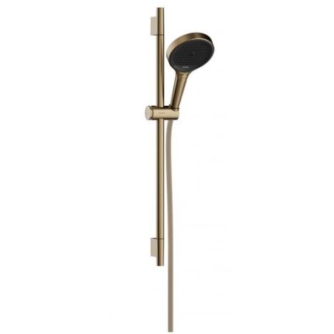 - HANSGROHE Rainfinity Zestaw prysznicowy 130 3jet z drążkiem S brąz szczotkowany 28745140 - 28745140 - Łazienki Szydłowski