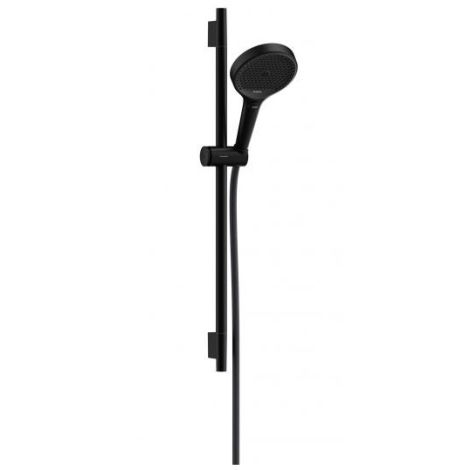 - HANSGROHE Rainfinity Zestaw prysznicowy z drążkiem 65 cm czarny mat 28746670 - 28746670 - Łazienki Szydłowski