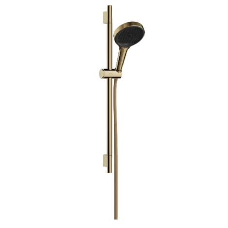- HANSGROHE Rainfinity Zestaw prysznicowy z drążkiem 65 cm złoty optyczny polerowany 28746990 - 28746990 - Łazienki Szydłowski