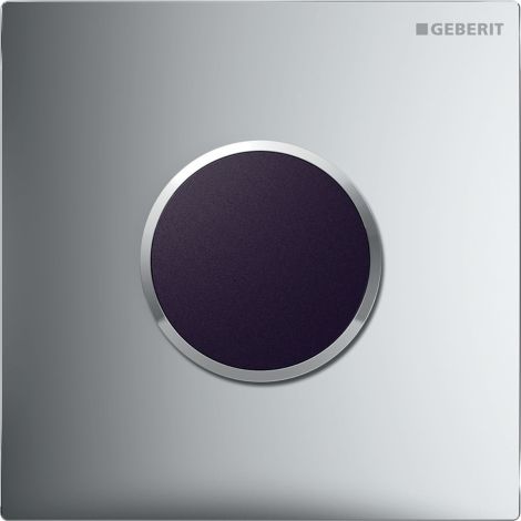  - GEBERIT Elektroniczny zawór spłukujący do pisuaru, zasilanie 230V, Typ 10, chrom mat, easy-to-clean 116025JQ1 - 116.025.JQ.1 - Łazienki Szydłowski