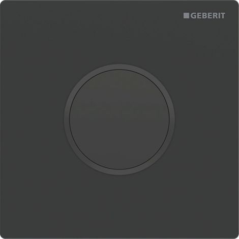  - GEBERIT Elektroniczny zawór spłukujący do pisuaru, zasilanie bateryjne, Typ 10, czarny mat, easy-to-clean 116035161 - 116.035.16.1 - Łazienki Szydłowski