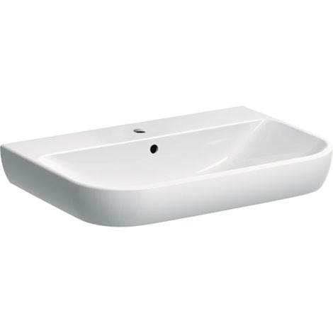 - GEBERIT Smyle Umywalka, 70x48 cm biały połysk 500248011 - 500.248.01.1 - Łazienki Szydłowski