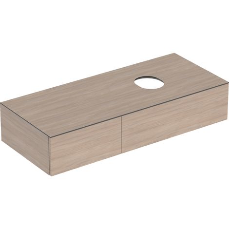 - GEBERIT Variform Szafka pod umywalkę stawianą na blat 120x51 cm kolor dąb z powłoką melaminową 501175001 - 501.175.00.1 - Łazienki Szydłowski