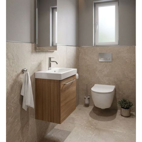 - GEBERIT Acanto mała umywalka wisząca 45 x 38,2 cm biała z powłoką KeraTect 500636018 - 500.636.01.8 - Łazienki Szydłowski