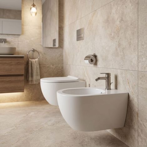 - GEBERIT Acanto Bidet wiszący 35,5x53 cm biały 502825001 - 502.825.00.1 - Łazienki Szydłowski