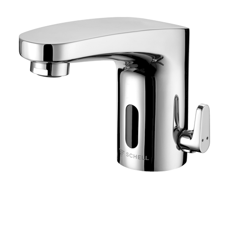- SCHELL MODUS Trend E HD-M Elektroniczna armatura umywalkowa z zasilaczem sieciowym 6V chrom 021710699 - 021710699 - Łazienki Szydłowski