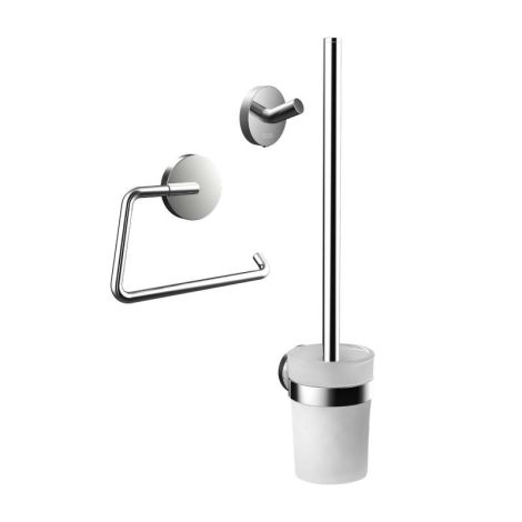  - EMCO ROUND zestaw WC 3 w 1 chrom  439800100 - 439800100 - Łazienki Szydłowski