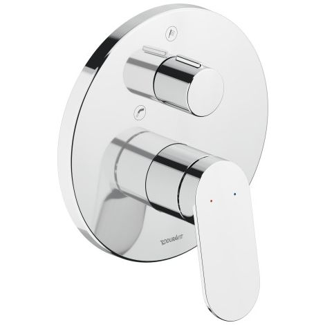  - DURAVIT Wave bateria wannowa do obsługi 2 odbiorników chrom WA5210012010 - WA5210012010 - Łazienki Szydłowski