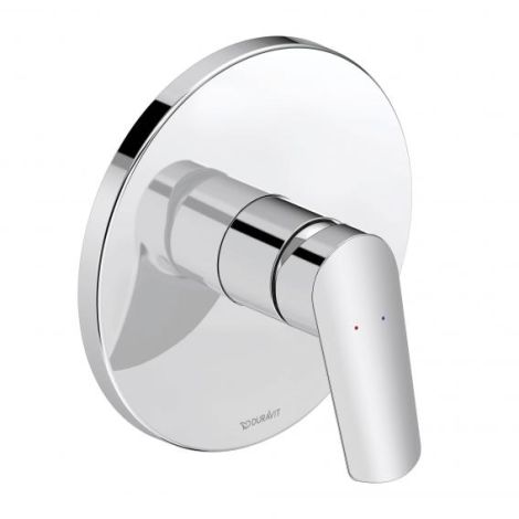  - DURAVIT No.1 Jednouchwytowa bateria prysznicowa podtynkowa chrom N14210010010 - N14210010010 - Łazienki Szydłowski