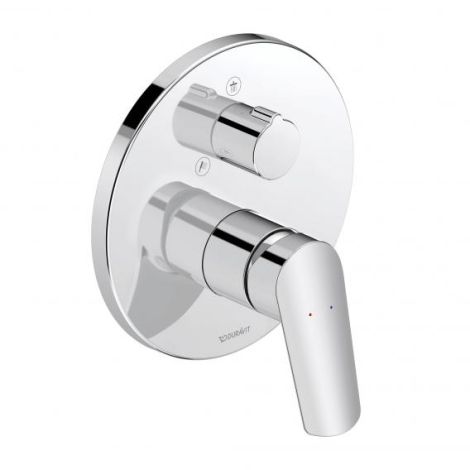  - DURAVIT No.1 jednouchwytowa bateria prysznicowa podtynkowa chrom N14210012010 - N14210012010 - Łazienki Szydłowski