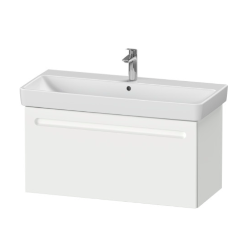  - Duravit No.1 szafka pod umywalkę 94x42,6 cm z 1 szufladą, biały mat N14390018180000 - N14390018180000 - Łazienki Szydłowski