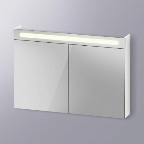 - DURAVIT No.1 szafka z lustrem 100x14,8 cm z oświetleniem i 2 drzwiami N17922000000000 - N17922000000000 - Łazienki Szydłowski