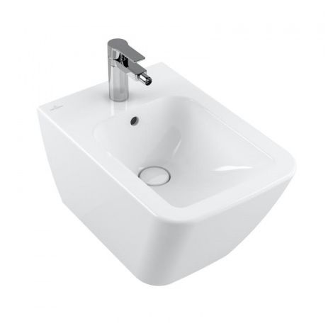 - VILLEROY&BOCH Finion bidet wiszący 37,5 x 56cm biały mat z powłoką CeramicPlus 446500RW - 446500RW - Łazienki Szydłowski