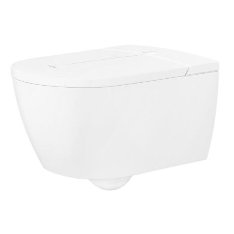  - Villeroy&Boch ViClean-I 200 toaleta myjąca 59,5 x 38,5 cm z deską WC biały z powłoką ceramicplus V0E200R1 - V0E200R1 - Łazienki Szydłowski