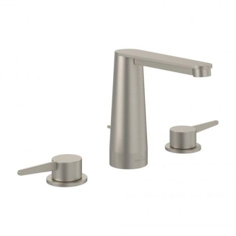 - VILLEROY&BOCH Conum 3-otworowa bateria umywalkowa nikiel szczotkowany TVW12700100064 - TVW12700100064 - Łazienki Szydłowski
