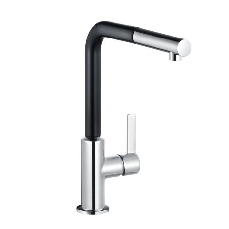 - KLUDI L-INE S Bateria kuchenna czarny mat /chrom 408518775WR5- ostatnia sztuka - 408518775WR5 - Łazienki Szydłowski