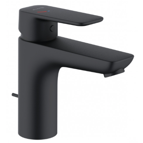 - KLUDI Pure&Style bateria umywalkowa 100 czarny mat 402933975 - 402933975 - Łazienki Szydłowski