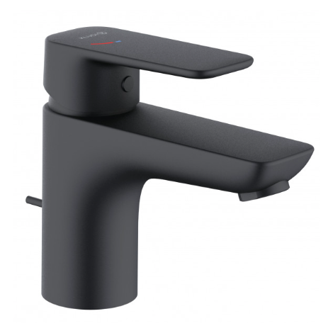  - KLUDI Pure&Style bateria umywalkowa 75 czarny mat 403883975 - 403883975 - Łazienki Szydłowski