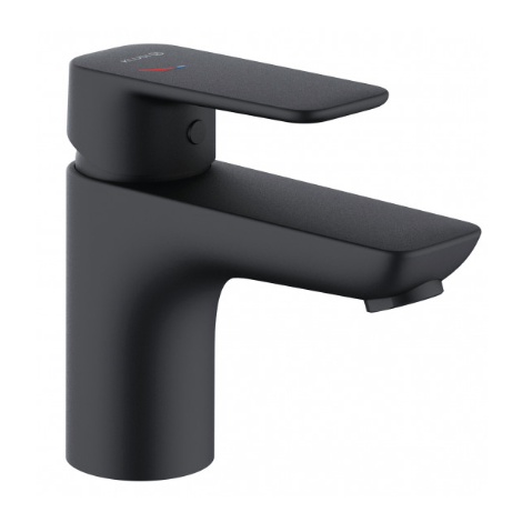  - KLUDI Pure&Style bateria umywalkowa 75 czarny mat 403893975 - 403893975 - Łazienki Szydłowski