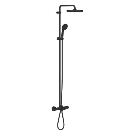  - GROHE-Tempesta Cosmopolitan Zestaw prysznicowy z termostatem czarny mat 266722431 - 266722431 - Łazienki Szydłowski