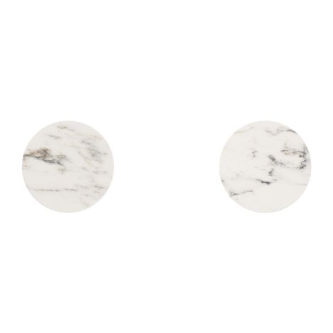 - GROHE-Atrio Private Collection Wkładki do pokręteł wykonane z materiału White Attica Caesarstone 48460000 - 48460000 - Łazienki Szydłowski