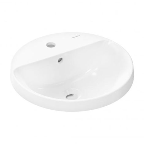 - HANSGROHE Xuniva S umywalka wpuszczana w blat 45 cm biały 60159450 - 60159450 - Łazienki Szydłowski