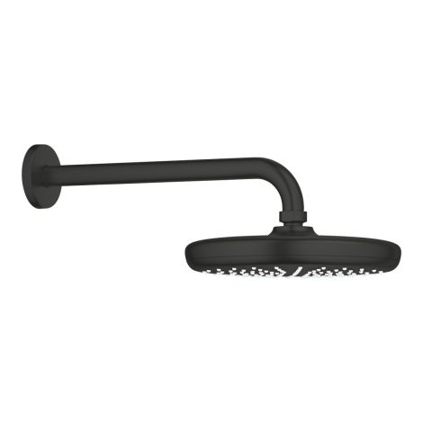 - GROHE-Tempesta 210 Deszczownica z ramieniem 28,6 cm, 1 strumień czarny mat 1022182430 - 1022182430 - Łazienki Szydłowski