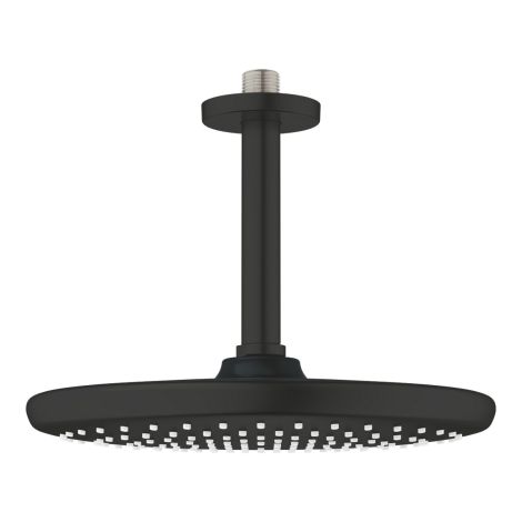 - GROHE-Tempesta 250 Deszczownica z ramieniem 14,2 cm, 1 strumień czarny mat 266692430 - 266692430 - Łazienki Szydłowski