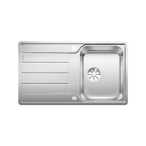  - BLANCO CLASSIMO 45 S-IF zlewozmywak 86x50 cm odwracalny, korek auto., PushControl, InFino stal polerowana 525330 - 525330 AS - Łazienki Szydłowski