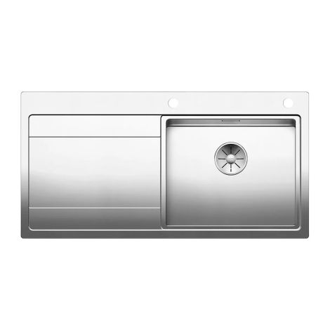  - BLANCO DIVON II 5 S-IF zlewozmywak 100x51 cm komora prawa, korek auto., InFino stal polerowana 521660 - 521660 - Łazienki Szydłowski