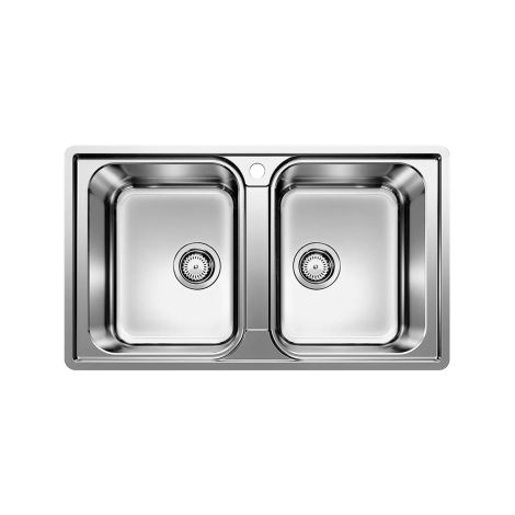 - BLANCO LEMIS 8-IF zlewozmywak 86 x 50 cm stal nierdzewna szczotkowana 523039 - 523039 - Łazienki Szydłowski