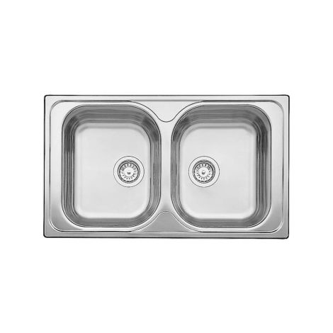 - BLANCO TIPO 8 zlewozmywak 86x50 cm odwracalny stal nierdzewna mat 511924 - 511924 - Łazienki Szydłowski