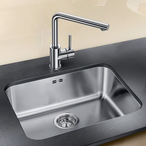- BLANCO SUPRA 500-U zlewozmywak 53 x 43 cm stal szczotkowana 518205 - 518205 - Łazienki Szydłowski