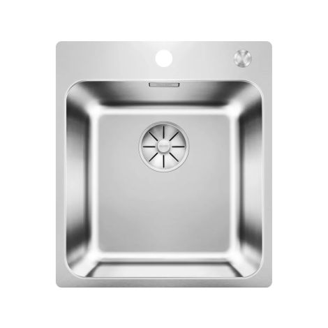  - BLANCO SOLIS 400-IF/A zlewozmywak 44x50 cm, korek auto., InFino, PushControl stal szczotkowana 526119 - 526119 - Łazienki Szydłowski