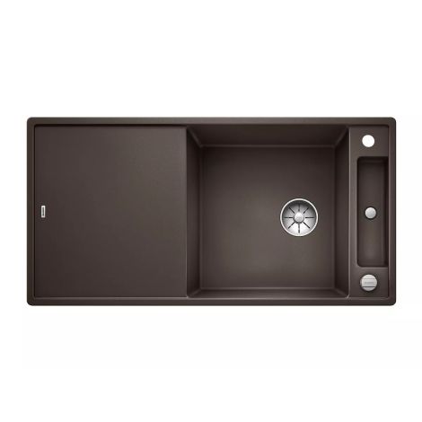  - BLANCO AXIA III XL 6 S-F Silgranit zlewozmywak 99x50 cm odwracalny, korek auto., InFino, deska jesionowa kawowy 523525 - 523525 - Łazienki Szydłowski