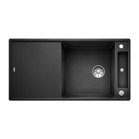  - BLANCO AXIA III XL 6 S-F Silgranit zlewozmywak 99x50 cm odwracalny, korek auto., InFino, deska szkło białe, antracyt 523526 - 523526 - Łazienki Szydłowski