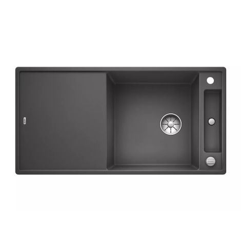  - BLANCO AXIA III XL 6 S-F Silgranit zlewozmywak 99x50 cm odwracalny, korek auto., InFino, deska szkło białe szarość skały 523527 - 523527 - Łazienki Szydłowski
