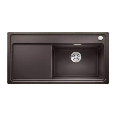  - BLANCO ZENAR XL 6 S SteamerPlus Silgranit kawowy prawa, korek auto., InFino, deska jesionowa, GN1/2, GN1/3 524065 - 524065 - Łazienki Szydłowski
