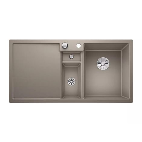 - BLANCO COLLECTIS 6 S Silgranit zlewozmywak 100x51 cm, komora prawa, korek auto., InFino, wkład z pokrywką, tartufo 523351 - 523351 - Łazienki Szydłowski
