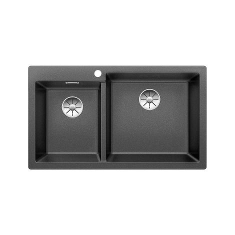 - BLANCO PLEON 9 Silgranit zlewozmywak 86x50 cm , InFino antracyt 523057 - 523057 - Łazienki Szydłowski