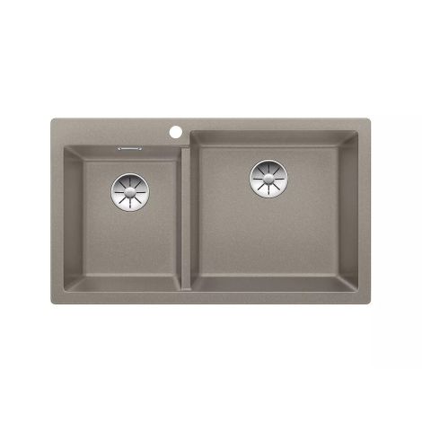 - BLANCO PLEON 9 Silgranit zlewozmywak 86x05 cm , InFino tartufo 523064 - 523064 - Łazienki Szydłowski