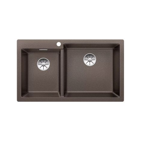 - BLANCO PLEON 9 Silgranit zlewozmywak 86x50 cm, InFino kawowy 523066 - 523066 - Łazienki Szydłowski