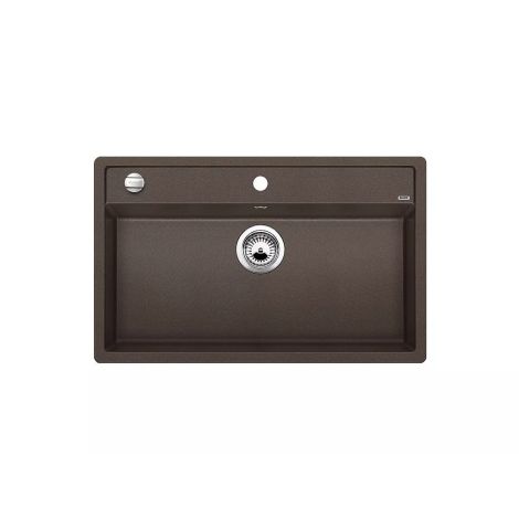 - BLANCO DALAGO 8 Silgranit zlewozmywak 81,5x51 cm , korek auto. kawowy 516638 - 516638 - Łazienki Szydłowski