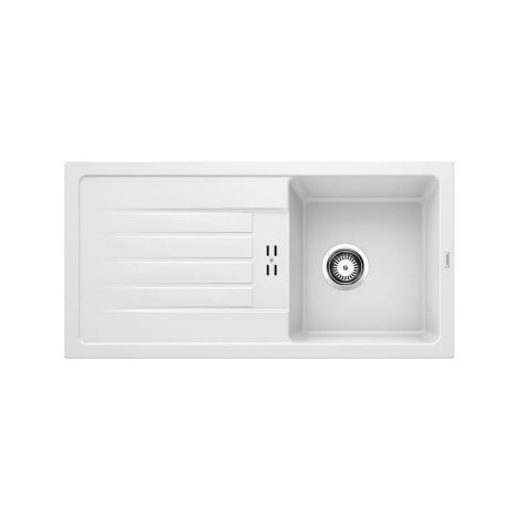 - BLANCO FAVUM 45 S Silgranit zlewozmywak 86x43,5 cm odwracalny biały 524229 - 524229 - Łazienki Szydłowski