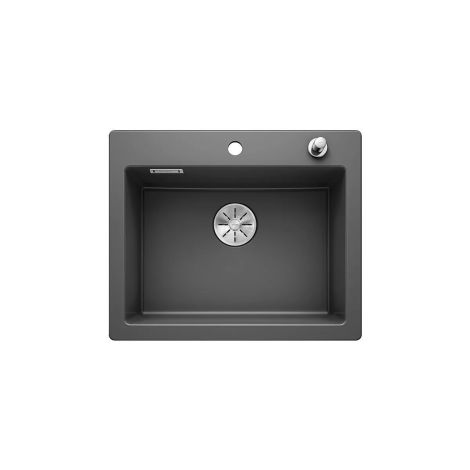  - BLANCO PALONA 6 Ceramika PuraPlus zlewozmywak 61,5x51 cm, korek auto., InFino kolor bazaltowy 524737 - 524737 - Łazienki Szydłowski